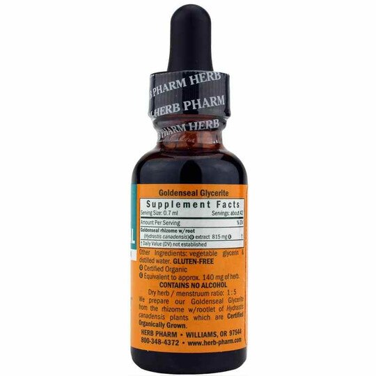 Goldenseal Extract Alcohol Free, Herb Pharm